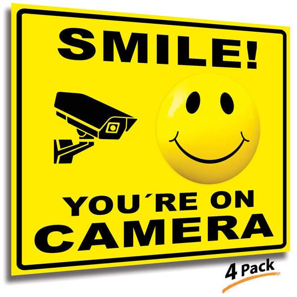 smile your on camera sticker